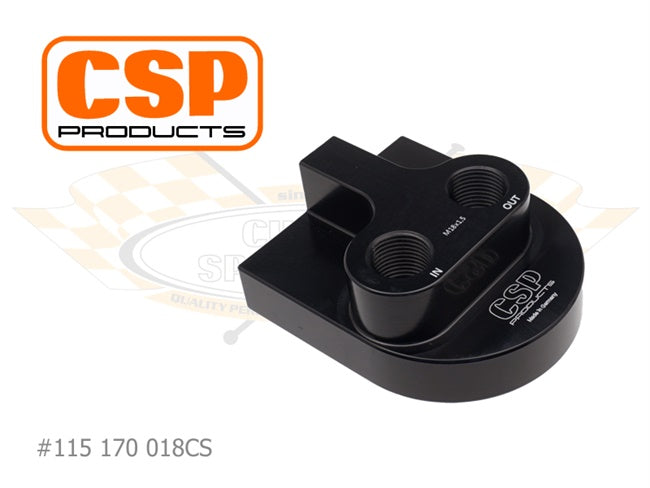 Oil filter bracket M18x1.5 right