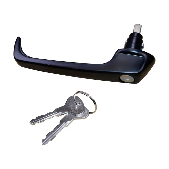 Right Hand Sliding Door Handle including Barrel & Keys