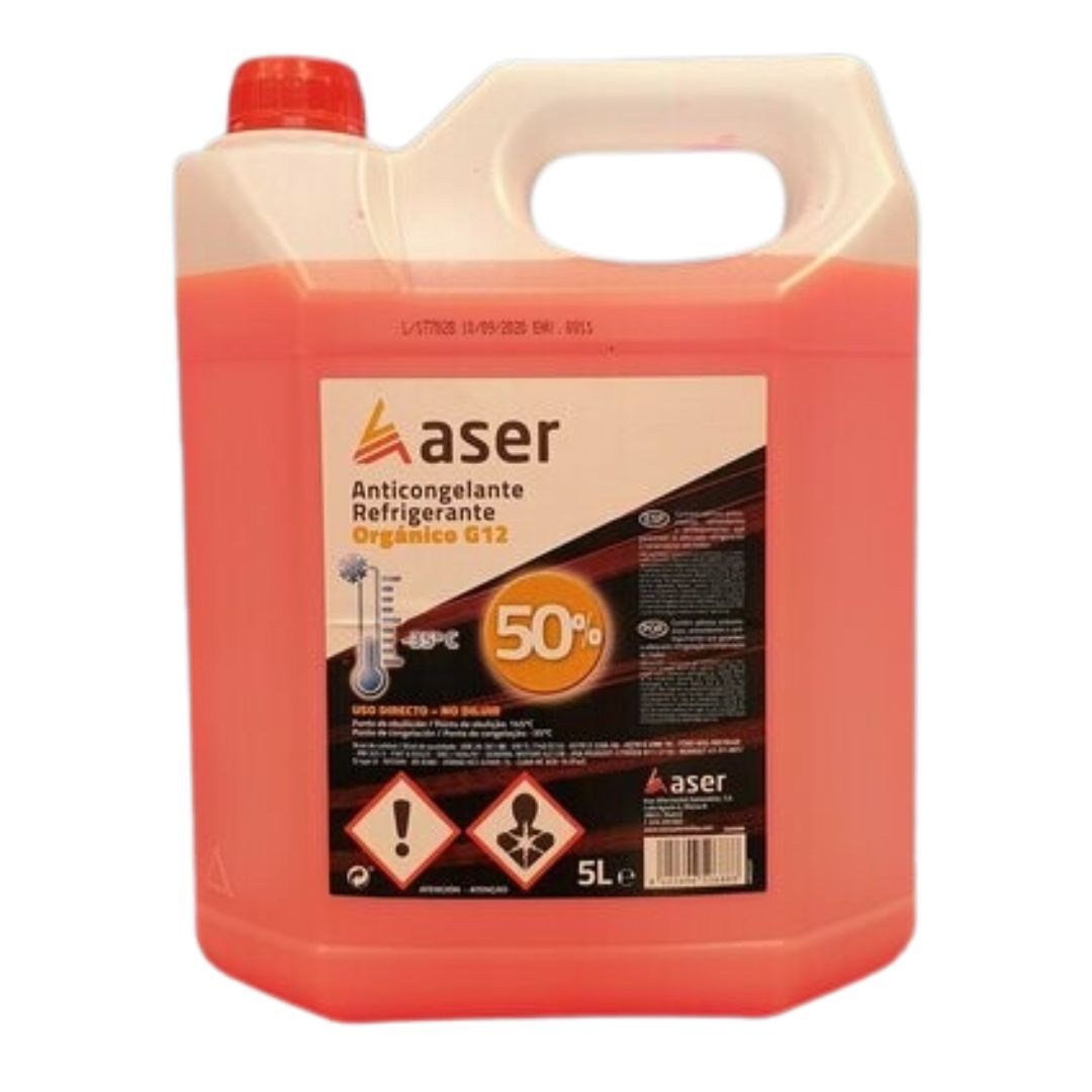 Coolant/Refrigerant. 50% Mix. Organic. Pink. 5L