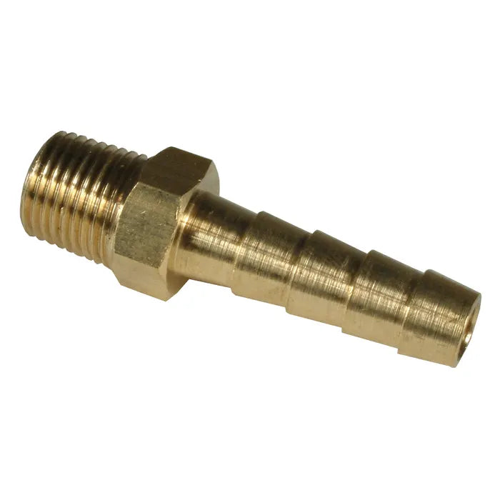 Hose Fittings 1/8" NPT x 1/4" barb, pair