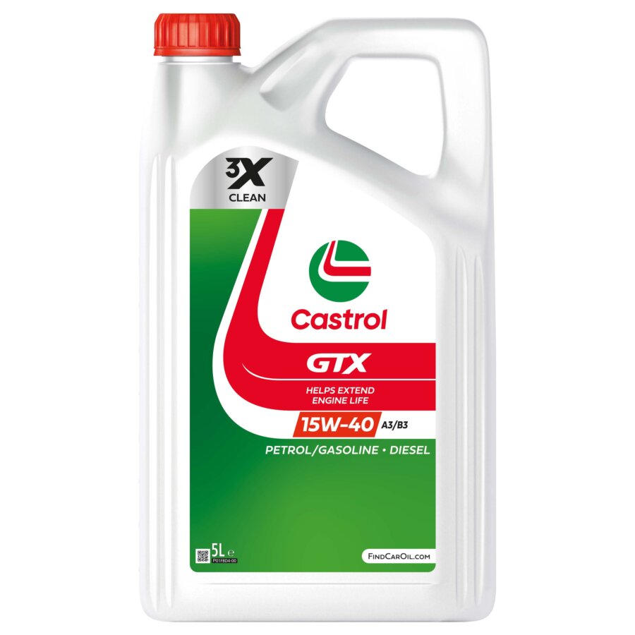 Castrol GTX 15W40 Engine Oil. 5L. (Mineral)