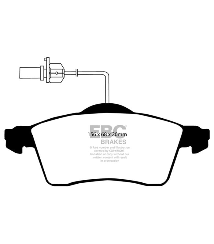 EBC Ultimax Brake Pads. Front.