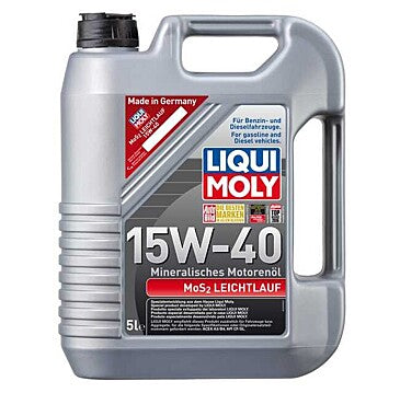 Liqui-Moly 15W40 MoS2 Long Life Engine oil. (Mineral) 5L.