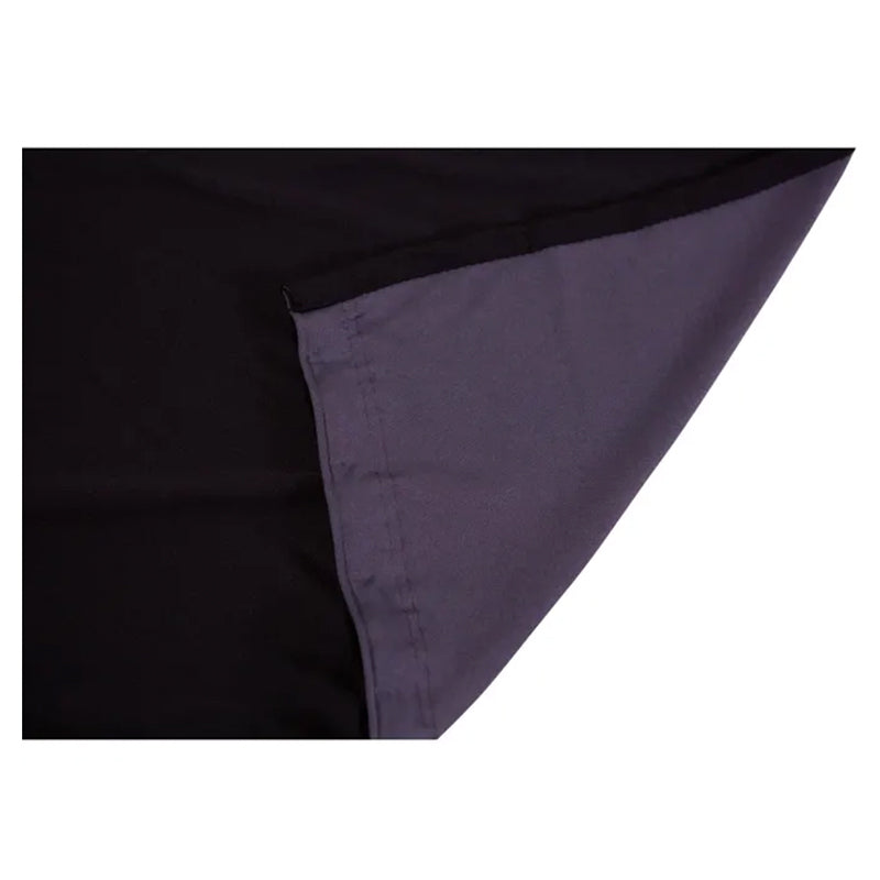 Juego de cortinas de 5 piezas en gris oscuro