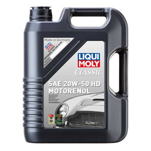 Liqui-Moly Classic Motor oil. SAE 20W-50 HD. Mineral. 5L