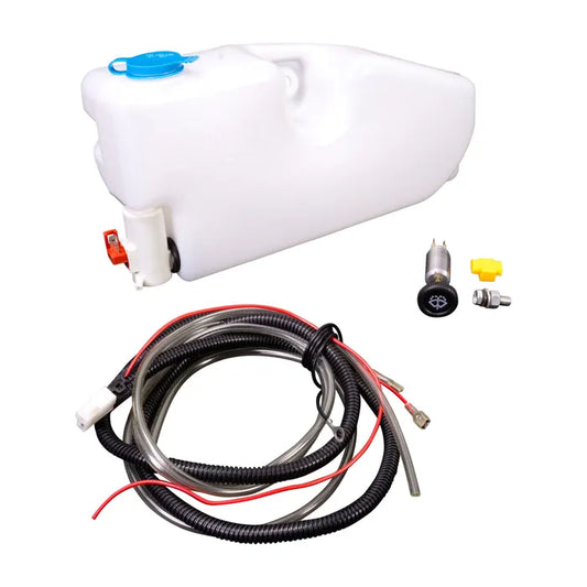 Washer Bottle with 12V Pump Inner Wing Fitment