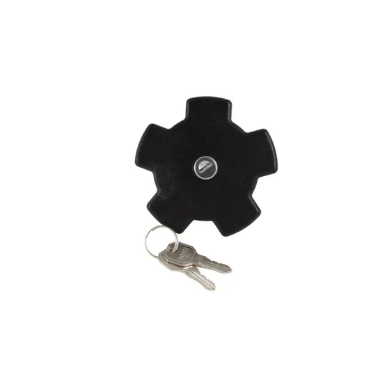 Locking Fuel Filler Cap. Black. Vented. Golf Mk1