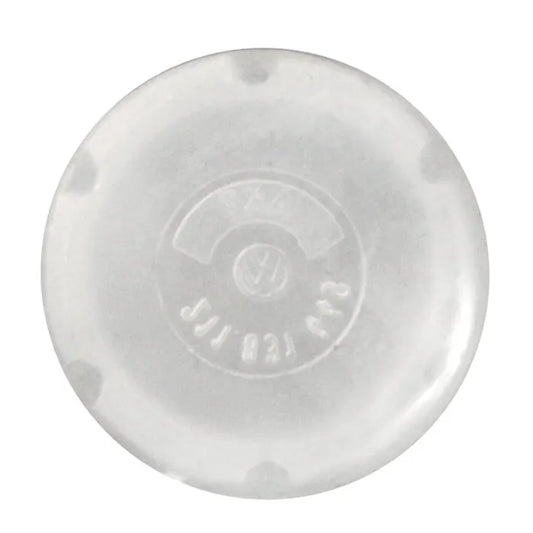 Tapa de plástico transparente para tornillos de puerta
