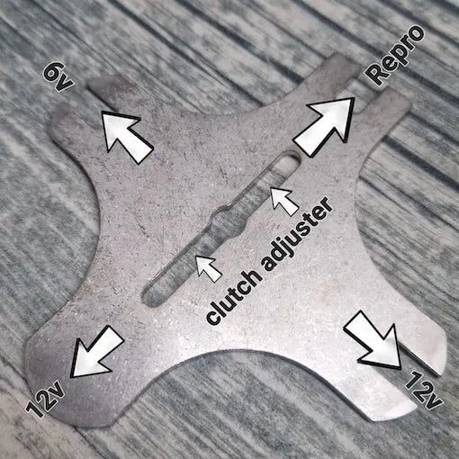 Dash Switch Escutcheon & Clutch Wing Nut Tool