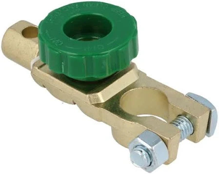 Battery Terminal Disconnector. Green.