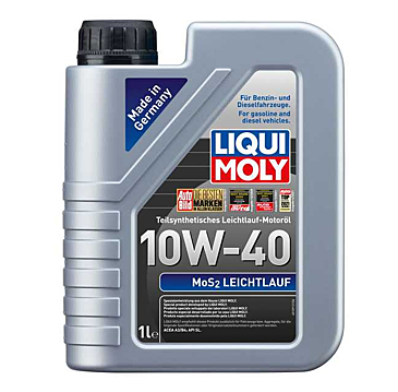 Liqui-Moly 10W40 MoS2 Long Life Engine oil.