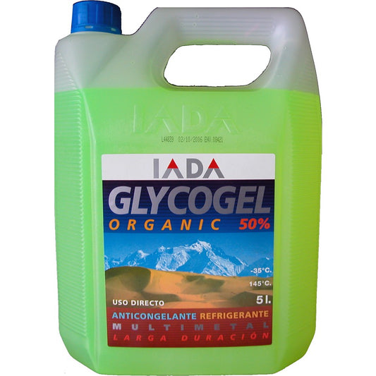 Coolant/Refrigerant. 50% Mix. Organic. Green. 5L