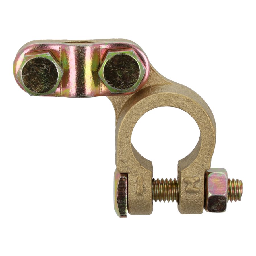 Battery Terminal. Negative. Standard. Cable Clamp Type.