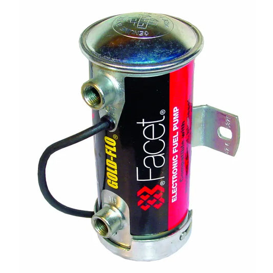 Electric Fuel Pump, Cylindrical Silver Top: Beetle (1960-1979), T2 Bay (1968-1979), T25/T3 (1980-1983)