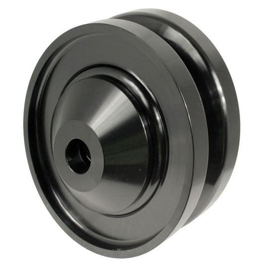 Billet Aluminium Dynamo/Alternator Pulley 1200-1600cc. Black Anodised.