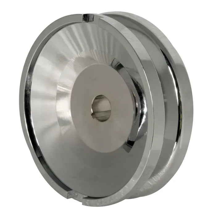 Billet Aluminium Dynamo/Alternator Pulley. 1200-1600cc. Chrome.