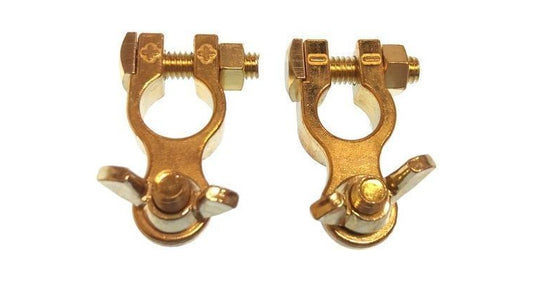 Battery Terminal Kit. Standard. Butterfly Screw Type.