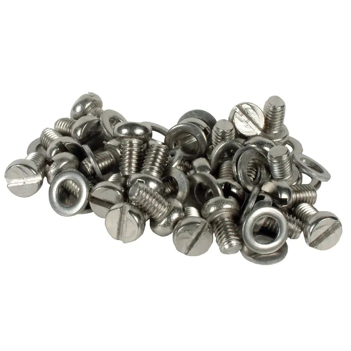 Tinware Screw Set. Stainless Steel. 25 Pieces.