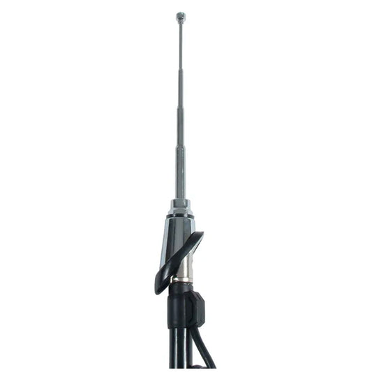 Chrome Telescopic Antenna. 1 point. Scuttle mount. Length 970mm