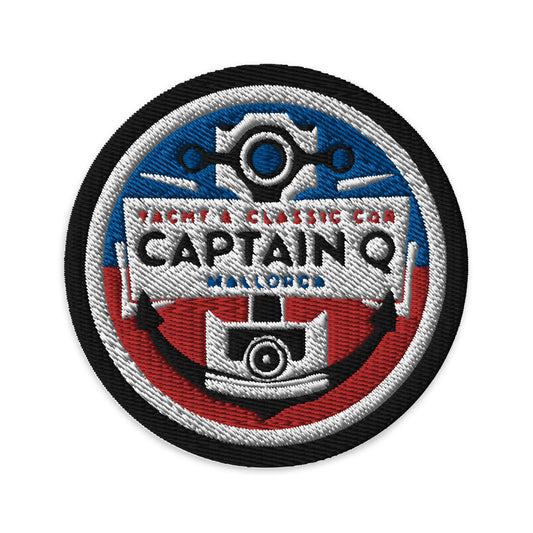 Captain Q Full Colour & Silver Embroidered patch.